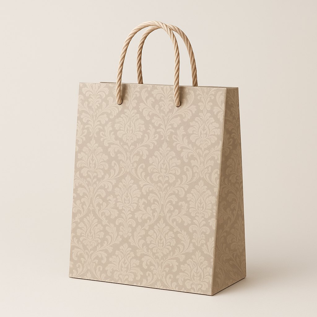 Sacola de Papel Estampada personalizada com a marca do cliente